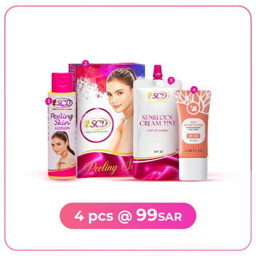 SCD Peeling Set, Lotion, Sunblock & Sea Buckthorn Cream Combo Set