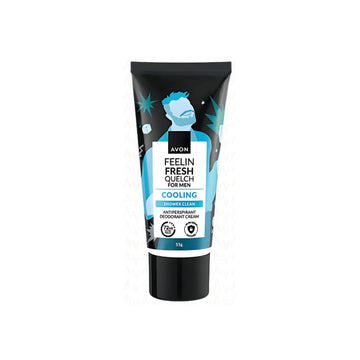 AVON Feelin Fresh Quelch  For Men Antiperspirant Deodorant Cream (Cooling)  55g