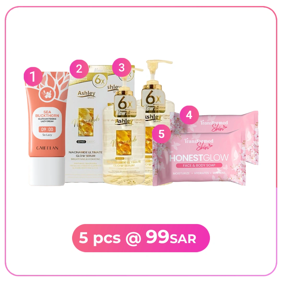 Ashley Serum, Niacinamide Soap & Sea Buckthorn Cream  in KSA