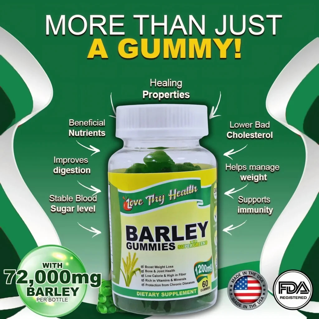 Barley Gummies – 60 Gummies