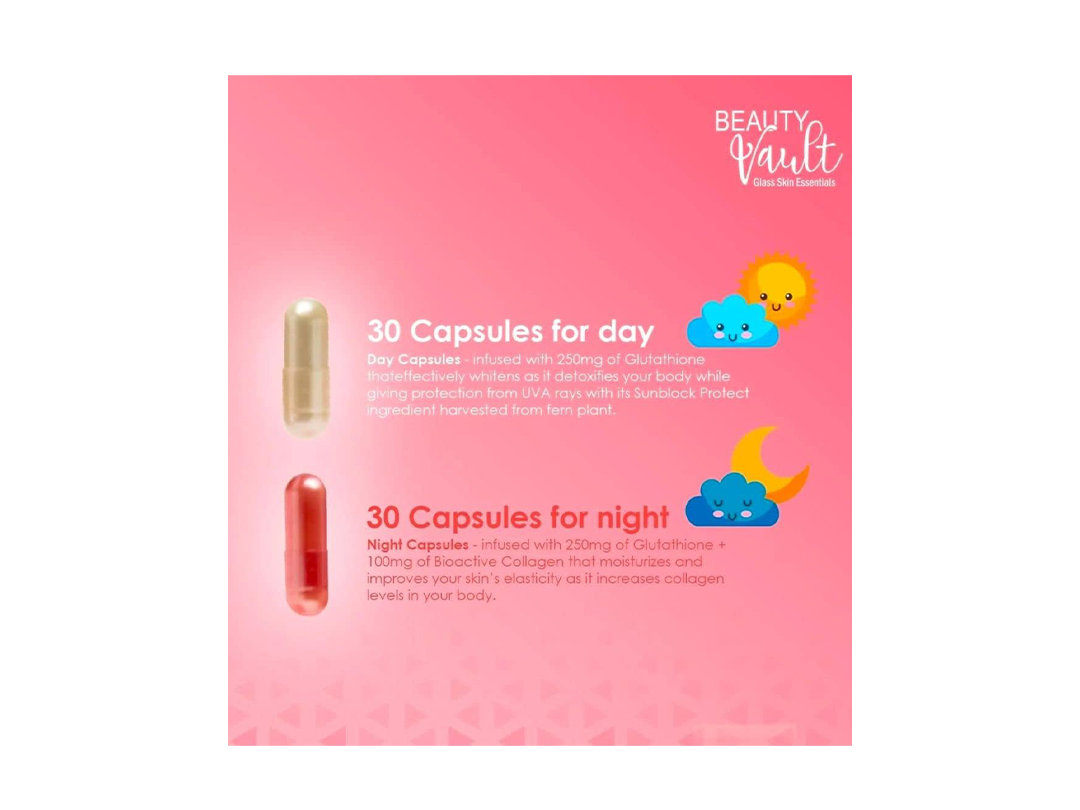 Beauty Vault Lumi Glutathione Capsule Combo in Saudi Arabia