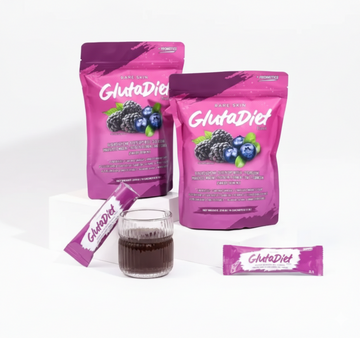 GlutaDiet Anti-Aging Detox Glow Drink – 10s | Glutathione, Collagen, Slimming & Bloating Support