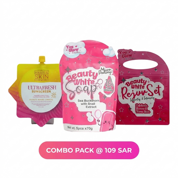 Hikari Ultra Fresh Sunscreen, Beauty White Soap & Rejuv Set Combo