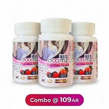 Maxi Doomz Anti-Aging & Whitening Active capsule- 3 PIECE COMBO