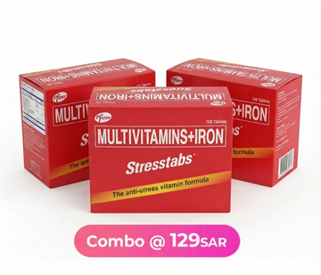 StressTabs Multi-Vitamins Stress Tablet Vitamin C Iron- 3 PIECE COMBO