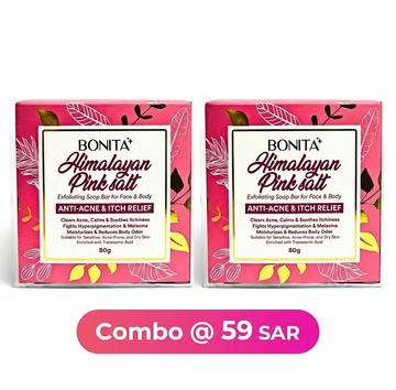 BONITA HIMALAYAN PINK SALT SOAP - COMBO