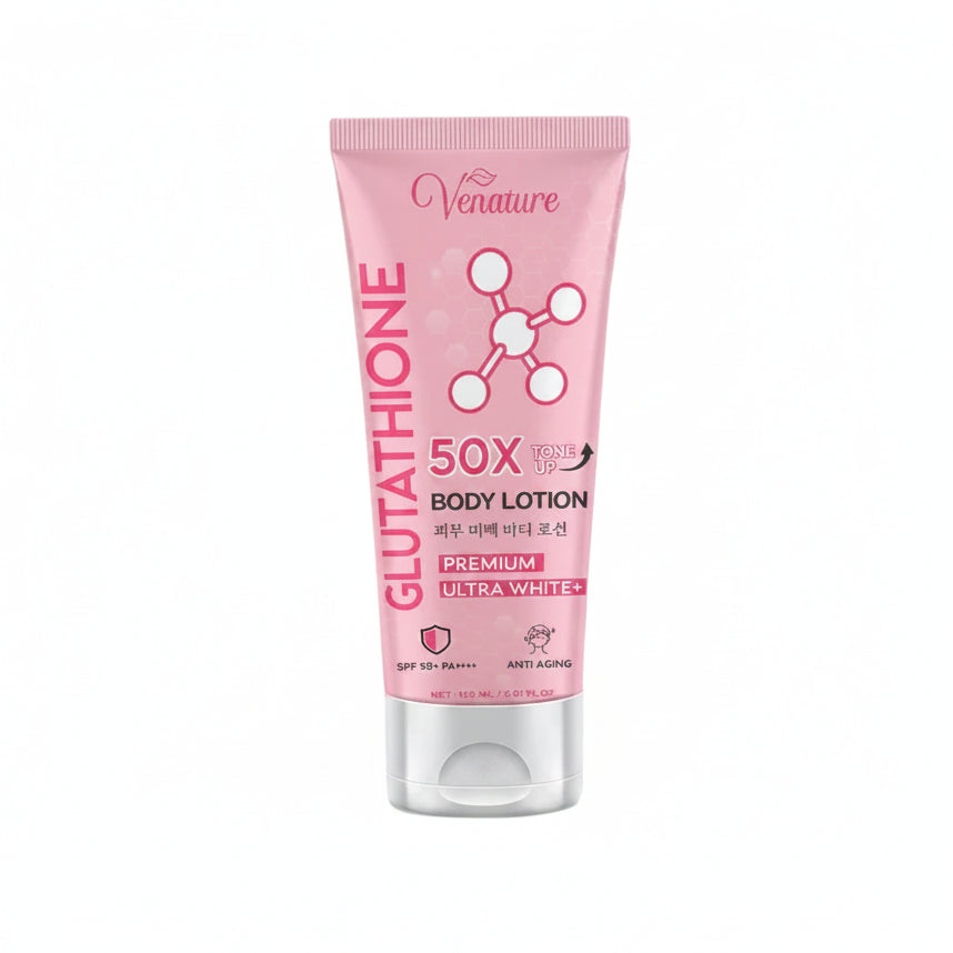 Venature Glutathione 50X Body Lotion SPF 50+ PA+++ in KSA