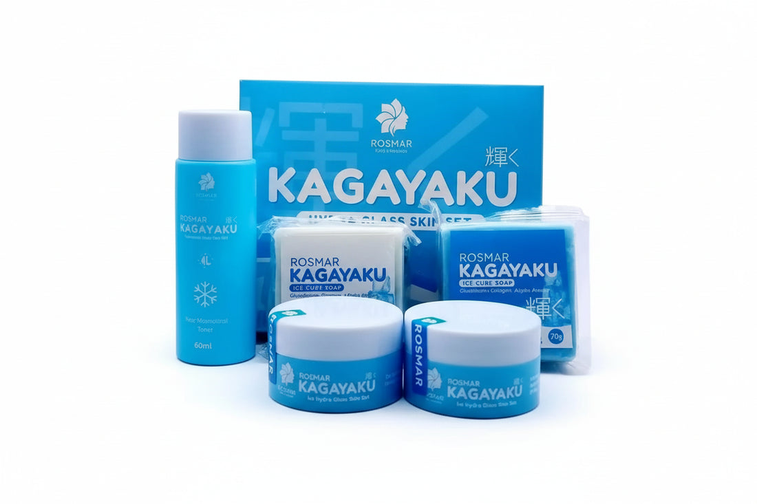 Rosmar Kagayaku Hydra Glass Skin Set Blue – Glow Kit in KSA