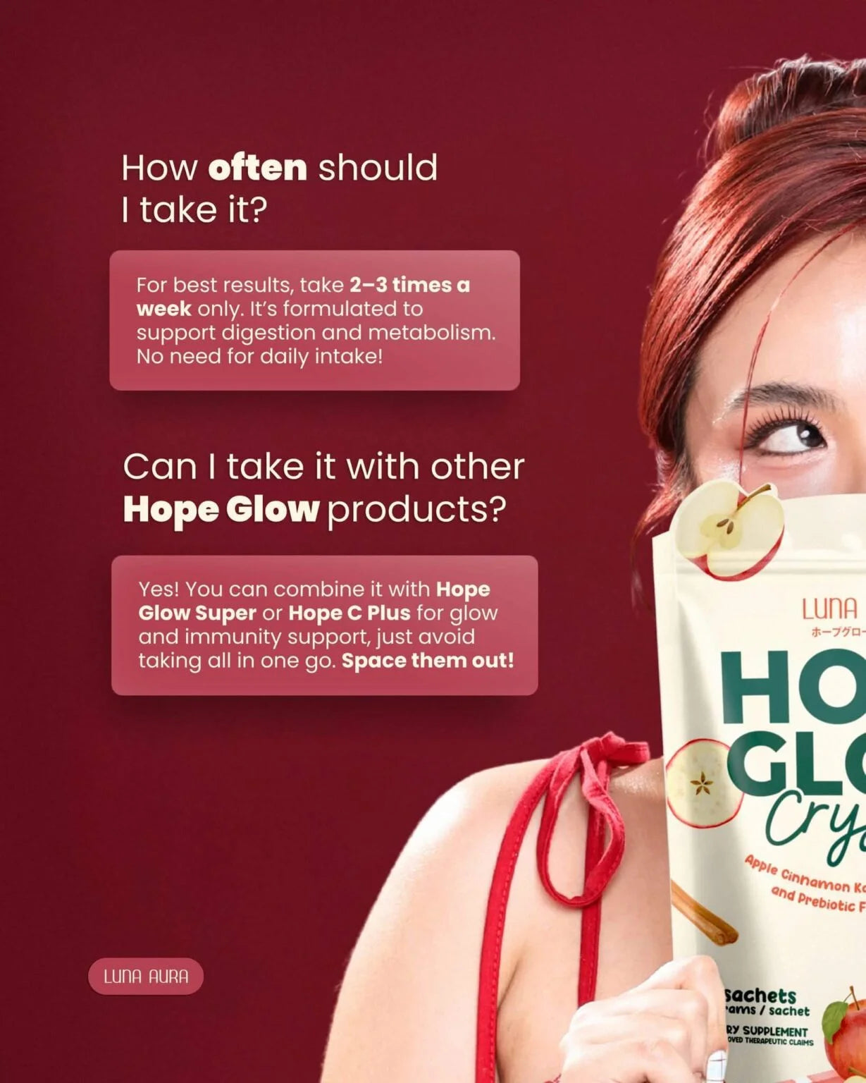HOPE GLOW Crystal Apple Cinnamon HOPE GLOW Crystal Apple Cinnamon