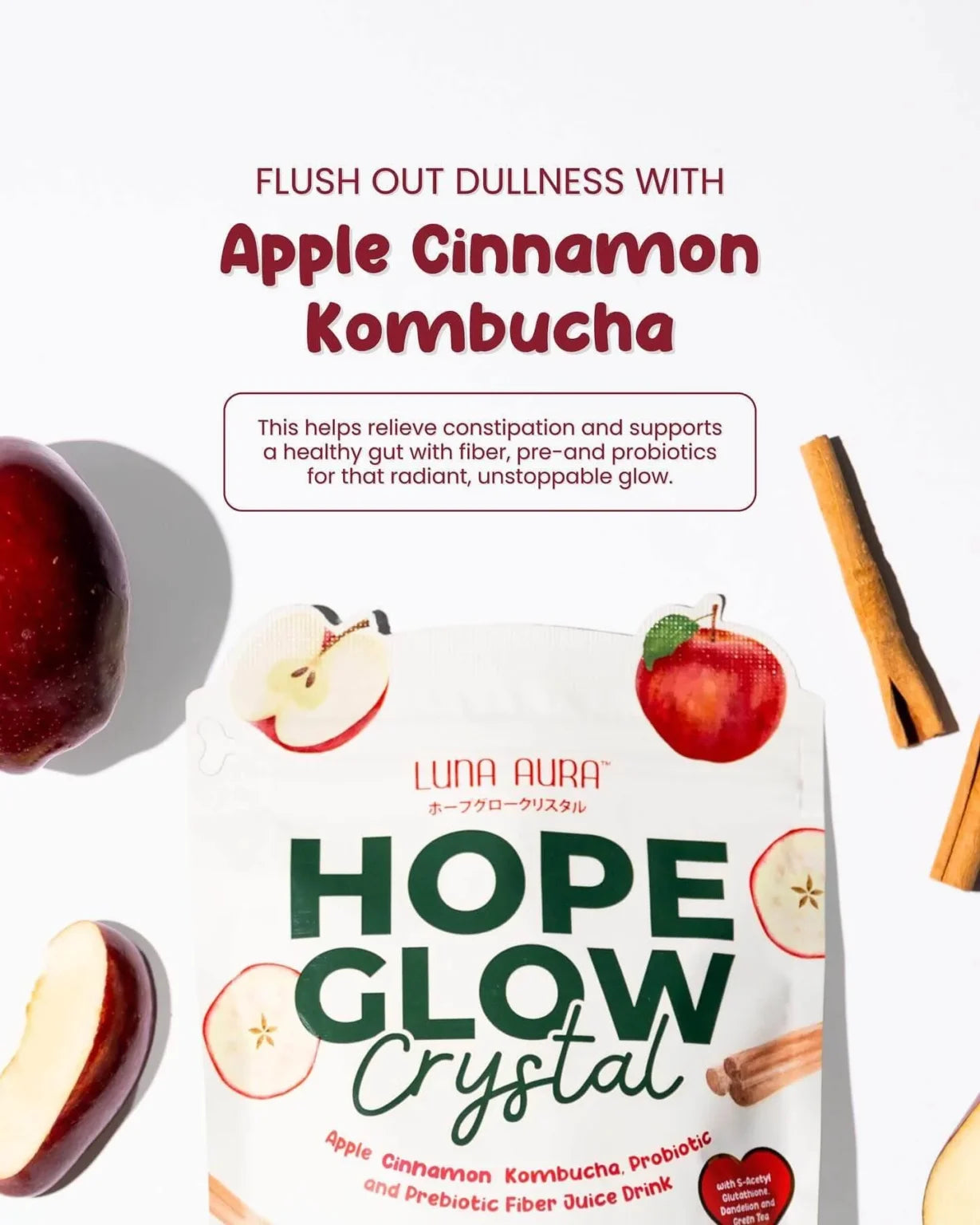 HOPE GLOW Crystal Apple Cinnamon HOPE GLOW Crystal Apple Cinnamon