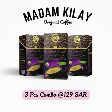 Madam Kilay coffee package on a white background