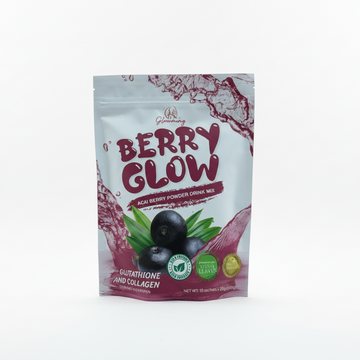 GLOWMING SHAPE DETOX PREMIUM BERRY GLOW ACAI BERRY POWDER DRINK MIX