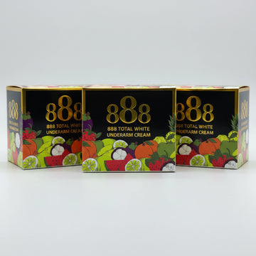888 White Underarm Whitening Cream- 3 Pieces Combo