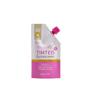 BRILLIANT SKIN ESSENTIALS TINTED SUNSCREEN WITH FACIAL PRIMER