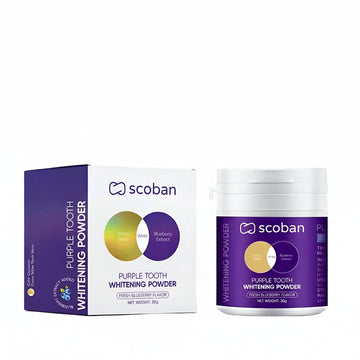 Scoban Purple Tooth Whitening Powder - 30g
