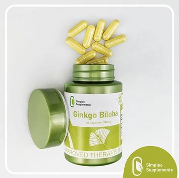 SIMPLEE SUPPLEMENTS GINGKO BILOBA