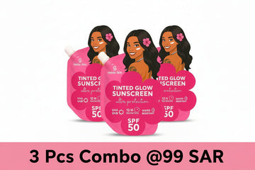 3 Pcs Combo - Habibi Skin Tinted Glow Sunscreen