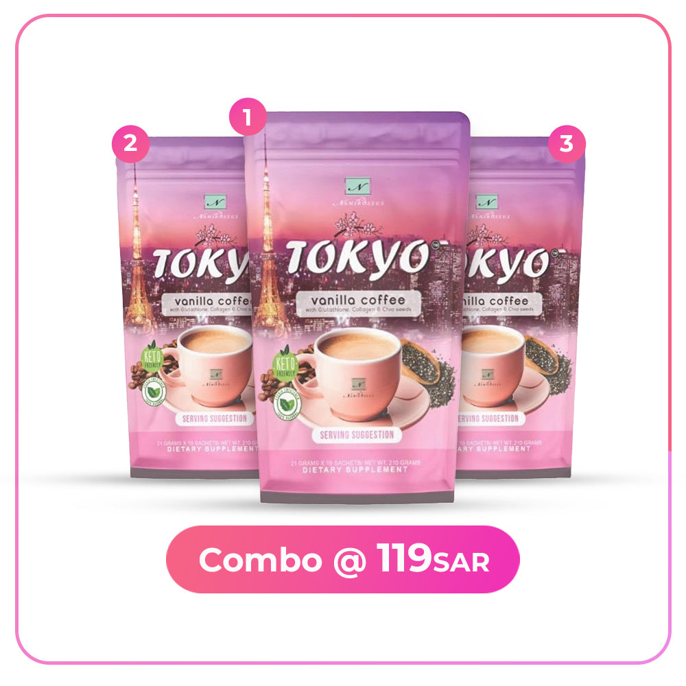 Namiroseus TOKYO Vanilla Coffee Combo Pack in saudi arabia