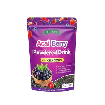FITGUM Powdered Berry Drink with Chia Seeds
