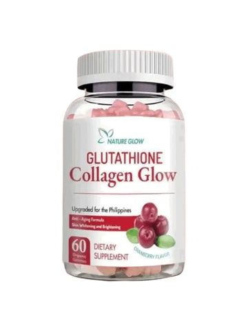 Nature Glow Glutathione Collagen Glow Dietary Supplement 60gummies cranberry
